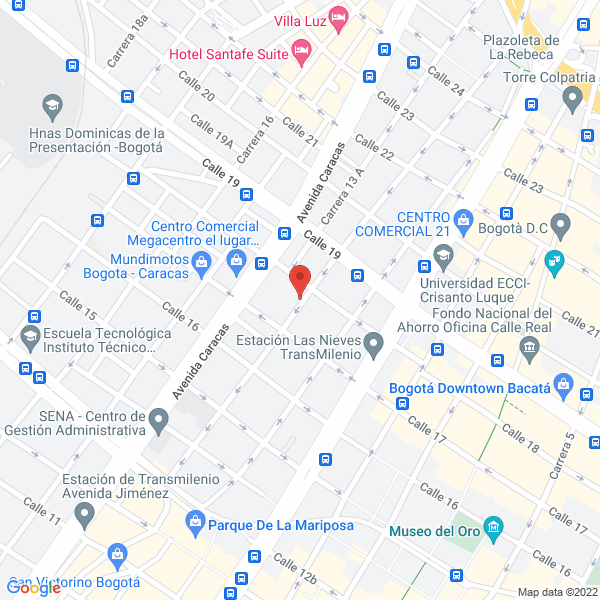 Map of Comercializadora Fabrilar Ltda.