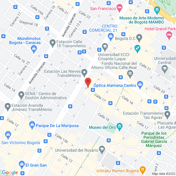 Map of Comercializadora Ferlag Ltda.