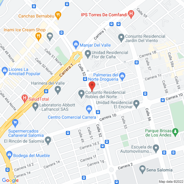 Map of Hf Mantenimientos S.A.S.