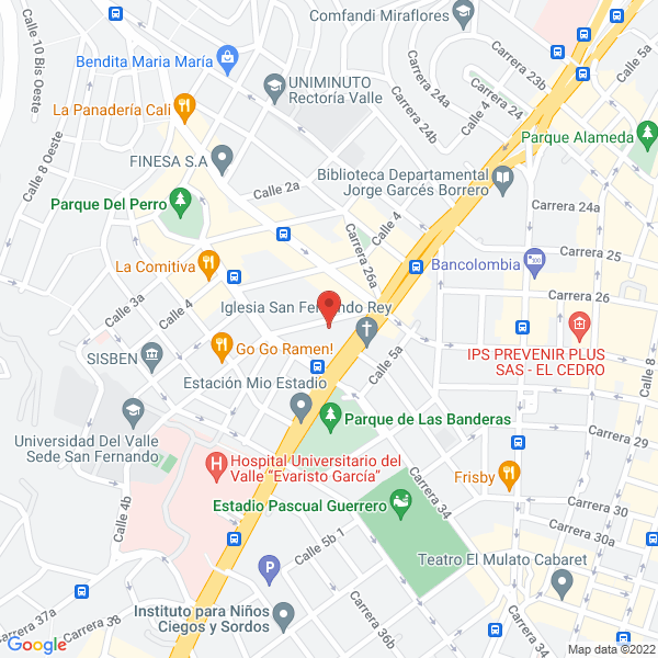 Map of Inversiones David Pearce S.A.S.