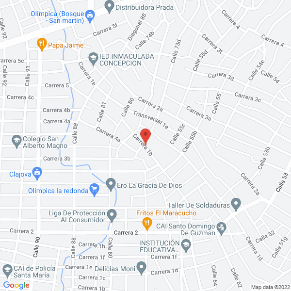Map of Logística Marítima Y Terrestre S.A.S. (Lmt S.A.S.)