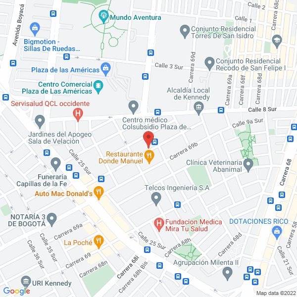 Map of Inmsa S.A.S.