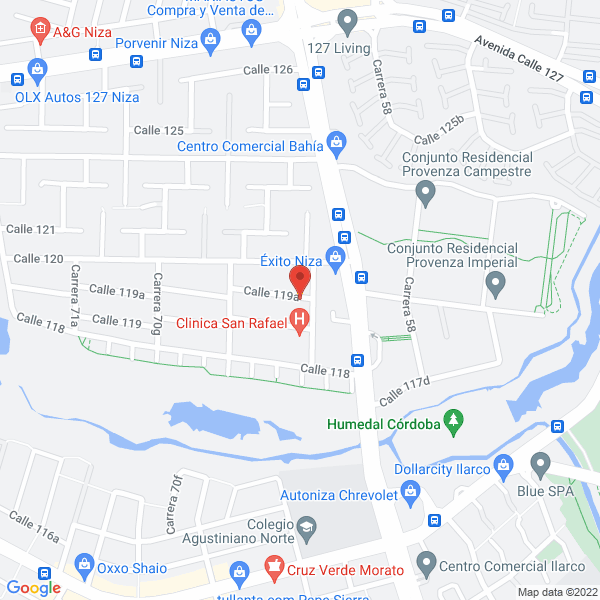 Map of Salud & Acompañamiento Integral Ambulatorio Y Domiciliario Ltda.