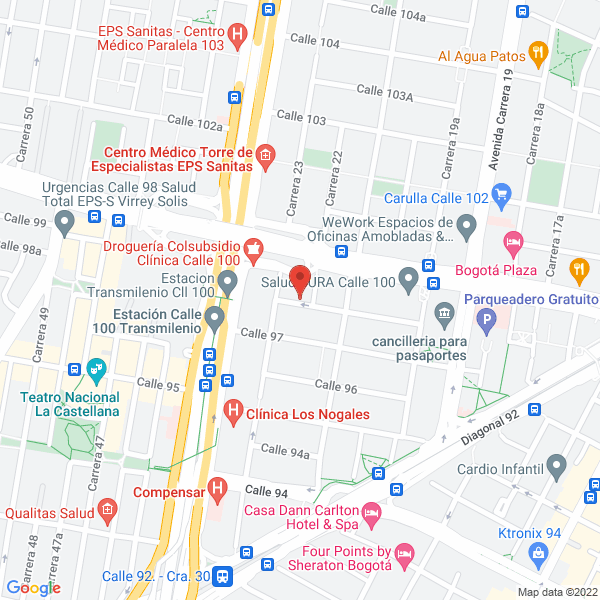 Map of Teknaria Servicios S.A.S.