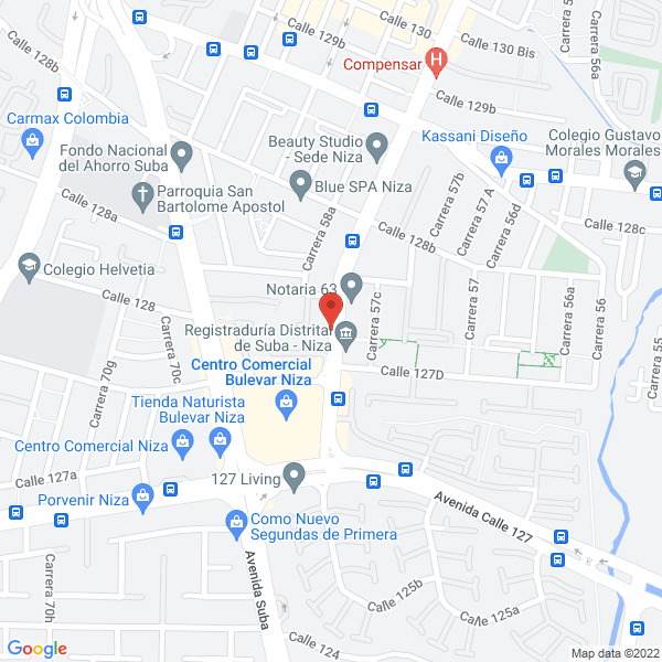 Map of Marquez Moreno Consultores S.A.S.