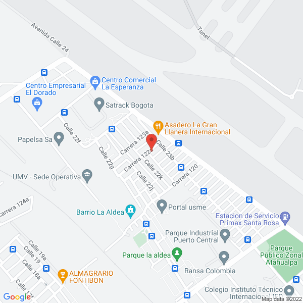 Map of Imm Indumetálicas Martínez S.A.S.