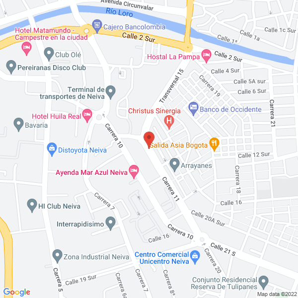 Map of Multiproyec Group S.A.S.