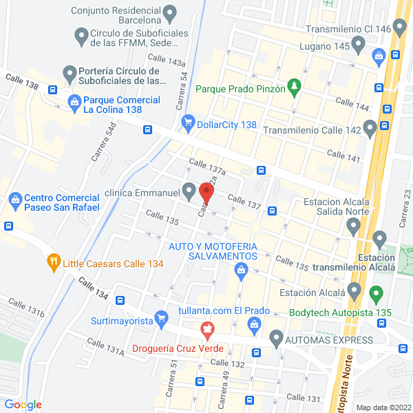 Map of Arcas Fumigaciones S.A.S.