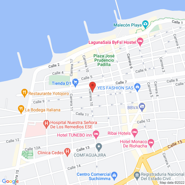 Map of Logisticas Marina S.A. Guajira