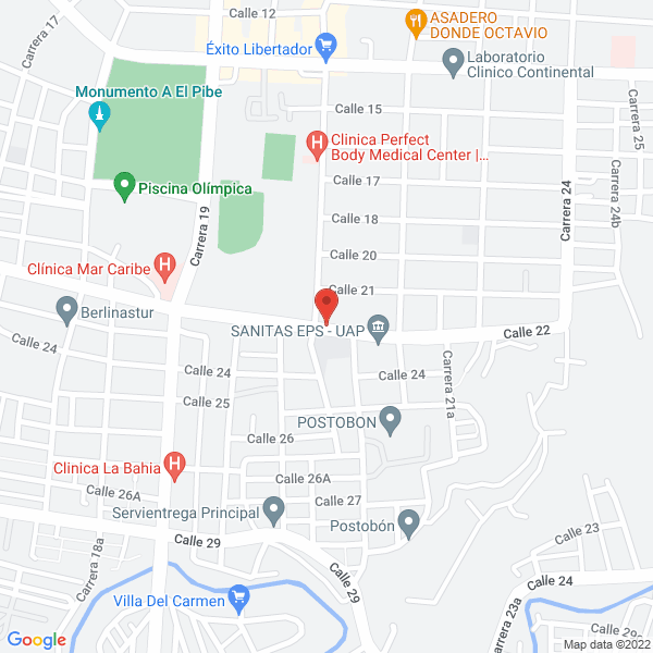 Map of Unidad De Neurosonologia S.A.S.
