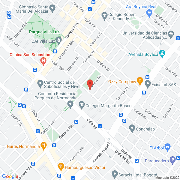 Map of Bendicion De Cosecha S.A.S.