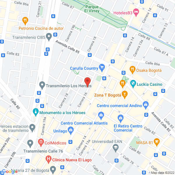 Map of Adn Análisis Ltda.