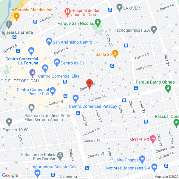 Map of Calisuelas S.A.S.