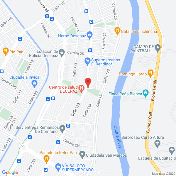 Map of La Completisima Droguerias S.A.S.