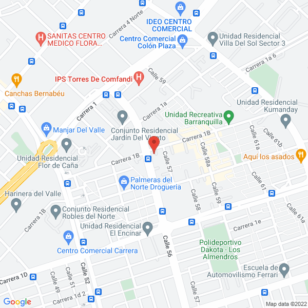 Map of Obras Y Servicios Integrales Mj S.A.S.