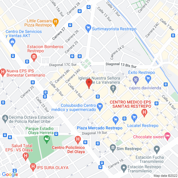Map of Class Consultores Asociados S.A.S.