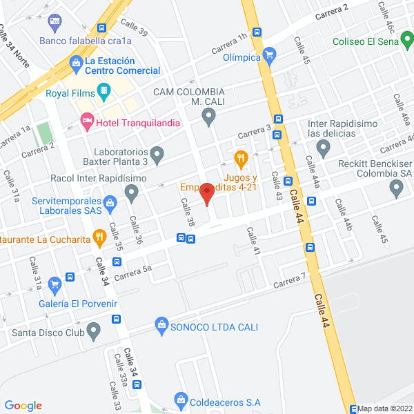 Map of Maquilarte Colombia S.A.S.