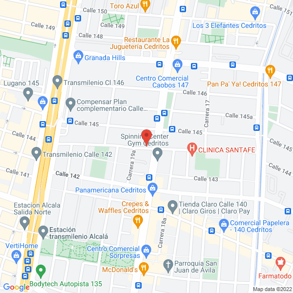 Map of Telus Comunicaciones S.A.S.