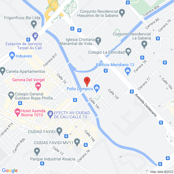Map of Distribuidora Servisur S.A.S