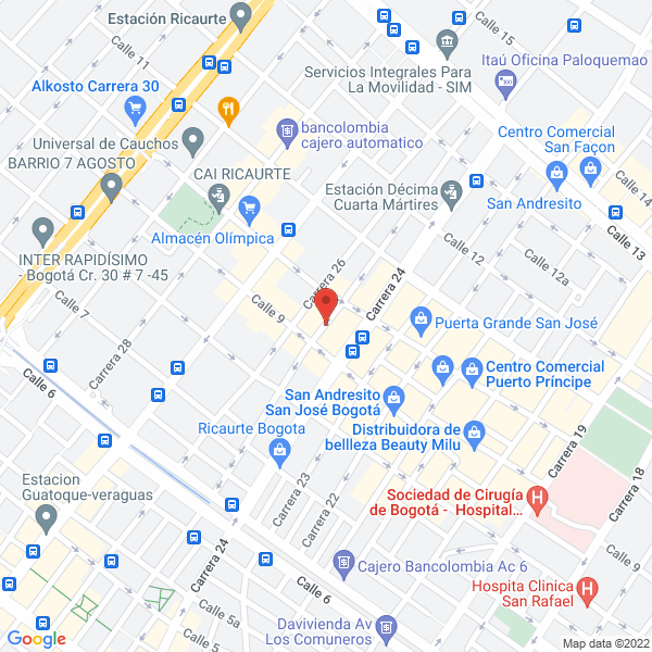 Map of Rectiequipos S.A.S.