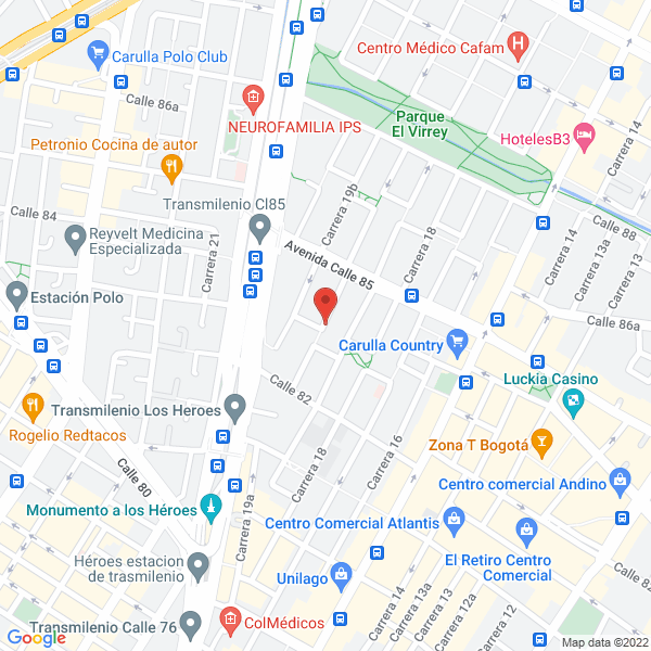 Map of Pesilco Ltda.