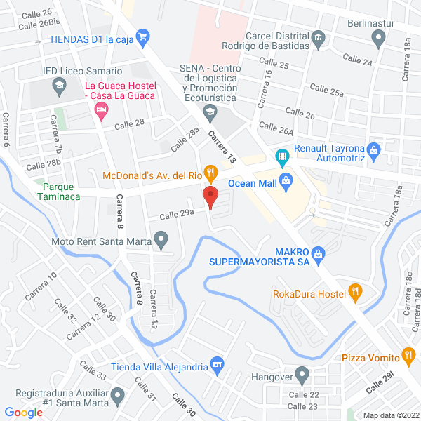 Map of Correa Villareal S.A.S.