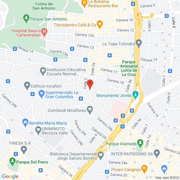 Map of Servicios Gourmet A Y B S.A.S.