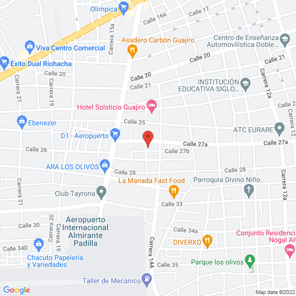 Map of El Paraíso Terrenal Empresa Asociativa De Trabajo
