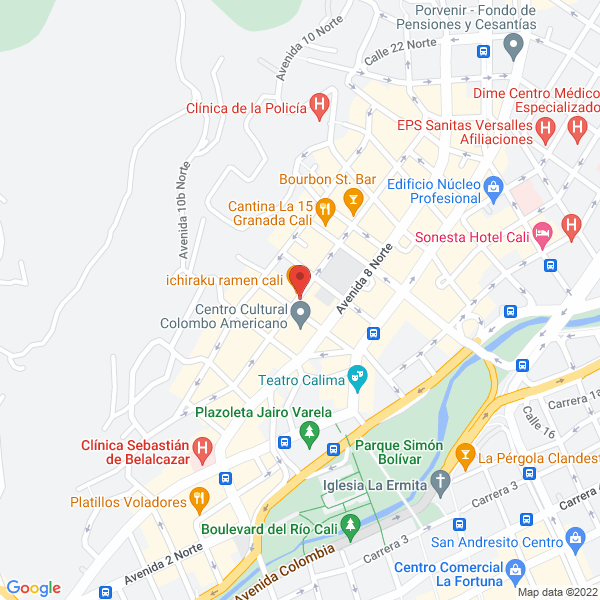 Map of Comercializadora De Alimentos Organicos Moreno Acevedo S.A.S.
