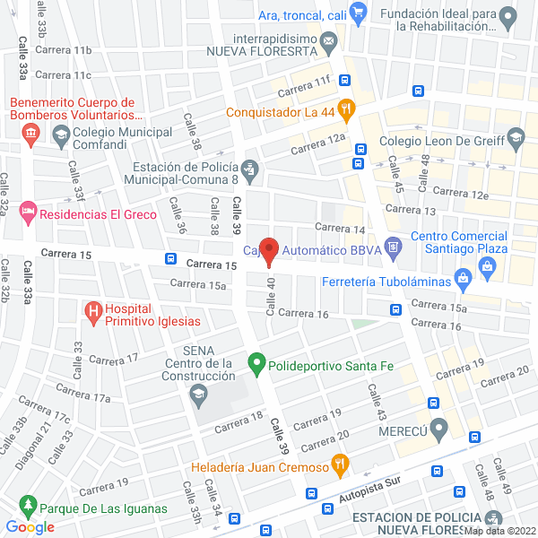 Map of Importadora Partescentro Ltda