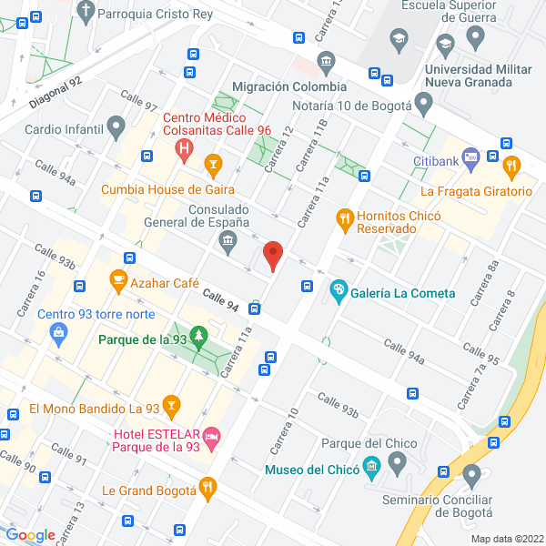 Map of I.C.M. Ingenieros S.A.