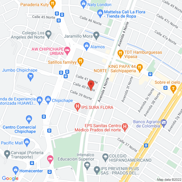 Map of Trovina De Colombia S.A.S.