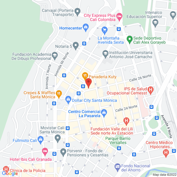 Map of Front Desk