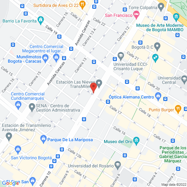 Map of Consultores Generales De Seguros Asoseguros Ltda.