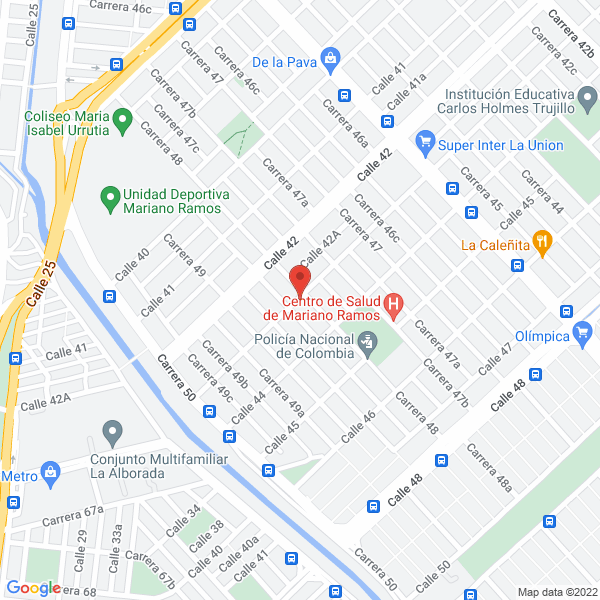 Map of Indumetálicas Rodríguez Campiño S.A.S.