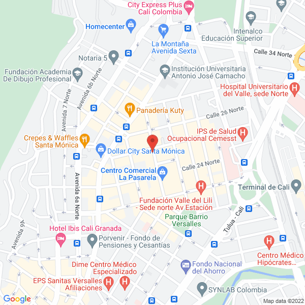 Map of Ozo Ambiental S.A.S.
