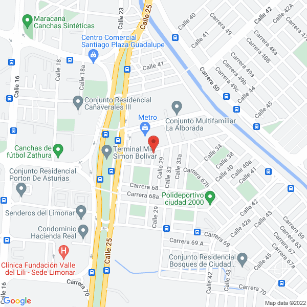 Map of Papeleria Y Libreria Kdg S.A.S.