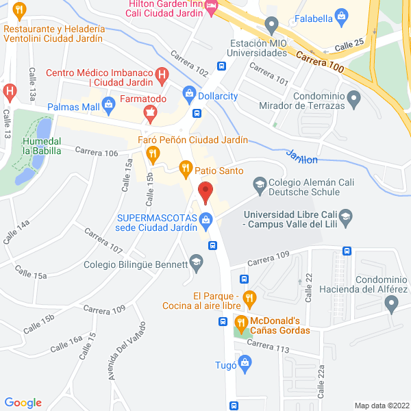 Map of Red Empresarial Dinamica S.A.S.