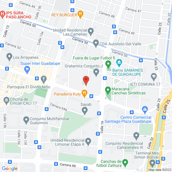 Map of Transportes Saro S.A.S.