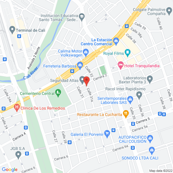 Map of Industrias Calbaco S.A.S.