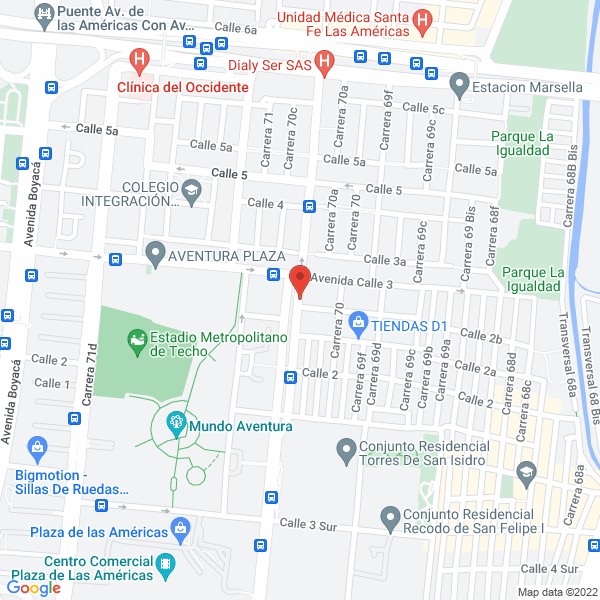 Map of Identidad Verde Sas