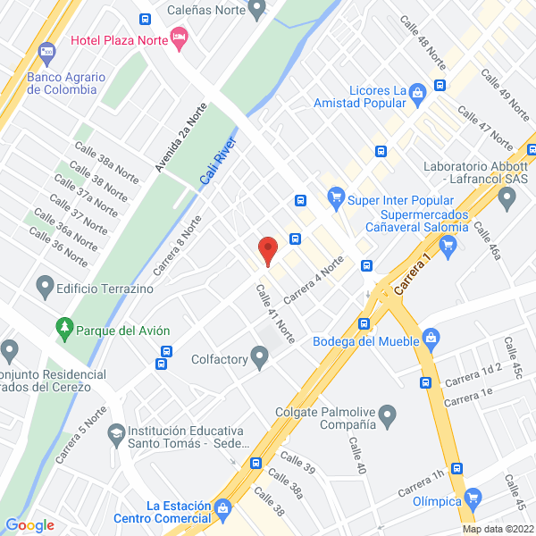Map of Distribuidora La Turka S.A.S.