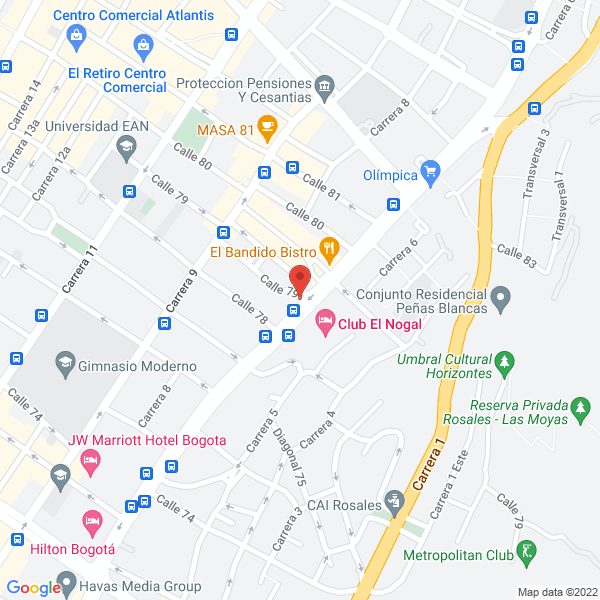 Map of V. I. P. Service Ltda.