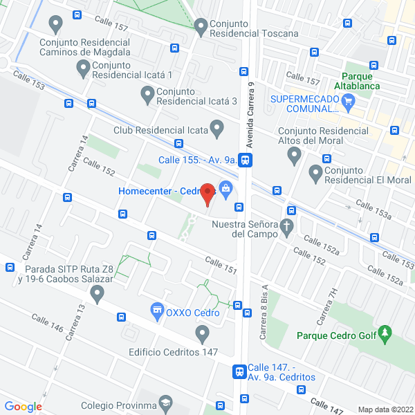 Map of Vasarco Ltda.