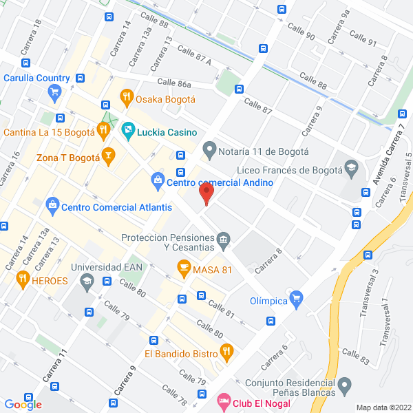 Map of Ventura Asesores De Seguros Ltda.