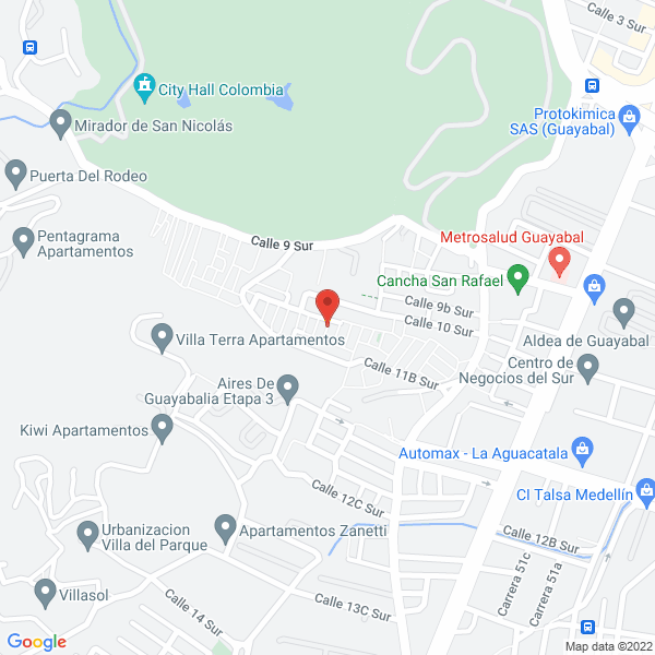 Map of Sonylu Caninos Y Felinos