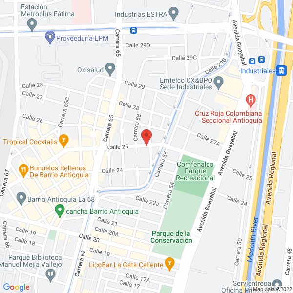Map of Full Zone S.A.S.