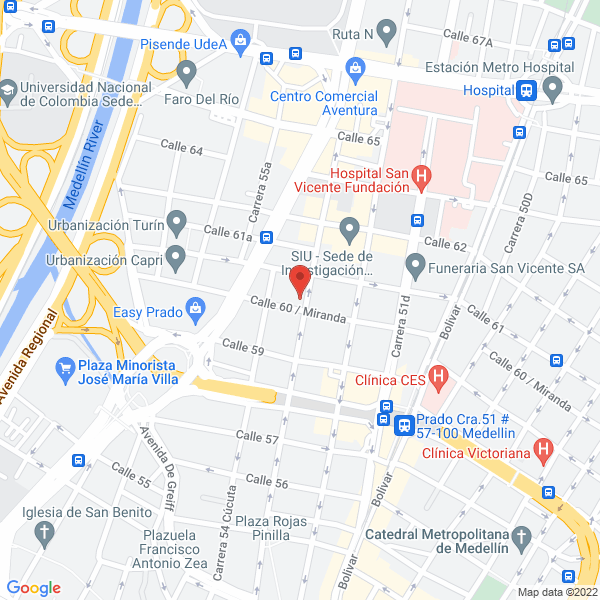 Map of Inversión Ocampo S.A.S.