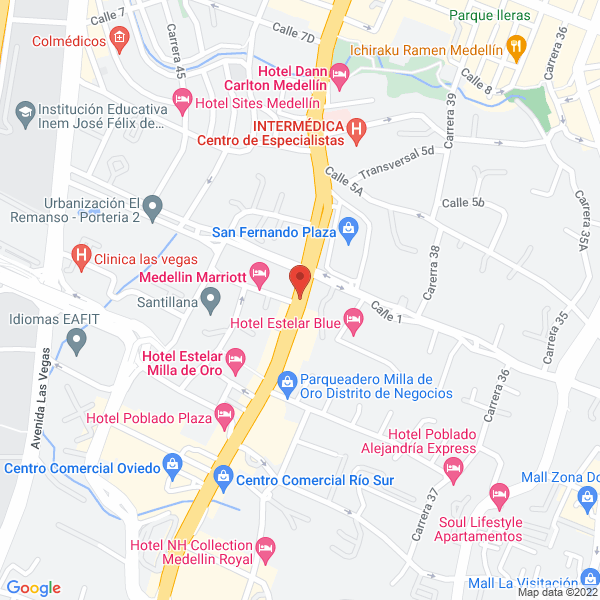 Map of Atlantic Entertainment S.A.S.
