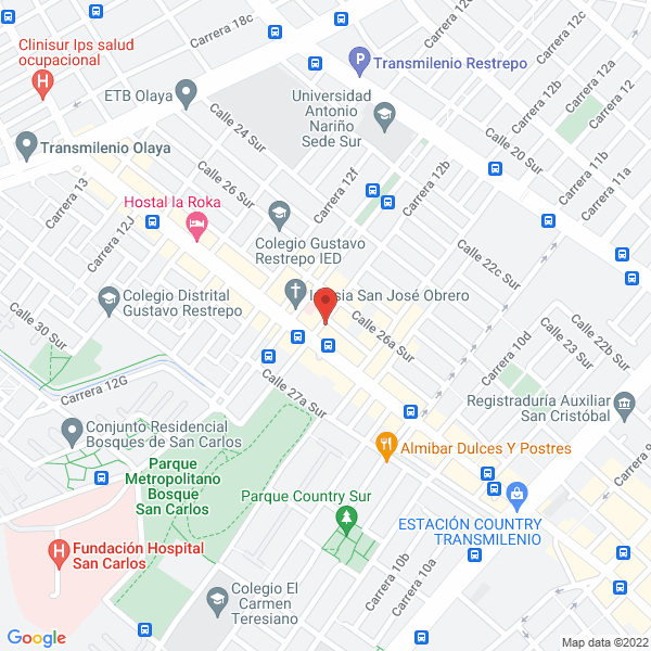 Map of Asic S.A.S